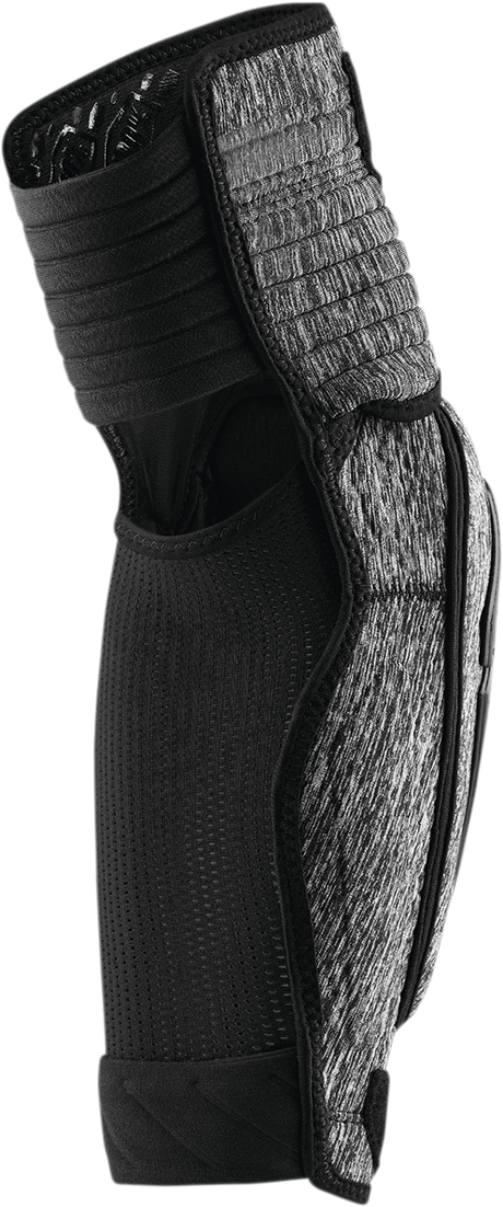 100% Fortis Elbow Guards - Heather Gray/Black for Youth and Adult Sizes