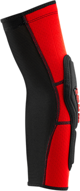 100% Ridecamp Elbow Guards - Medium, Red/Black, Lightweight Slip-On Protective Gear for Off-Road & Mountain Bikes (Part No. 70000-00010)