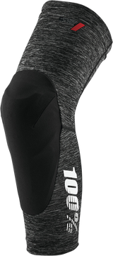 100% Teratec Knee Guards XL by 100% - Heather Gray/Black, Model 70003-00008, Compatible with Off-Road and Motocross Vehicles