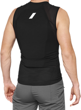 100% Tarka Body Armor Vest - Black - XL | Motorcycle Protective Gear for Riders