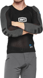 100% Tarka Long Sleeve Body Armor - Black - XL with SmartShock® Protection for Mountain Biking and Motocross