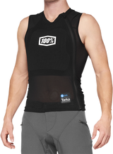 100% Tarka Body Armor Vest - Black - XL | Motorcycle Protective Gear for Riders