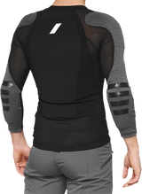 100% Tarka Long Sleeve Body Armor - Black - XL with SmartShock® Protection for Mountain Biking and Motocross