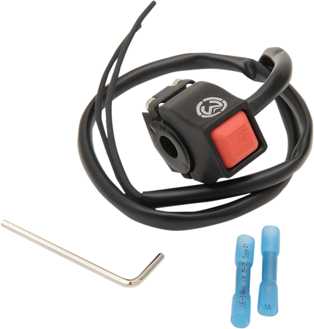 MOOSE OFFROAD Billet Kill Switch - Black KS-B-BLACK-M