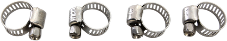 MOOSE OFFROAD Clamp Hose - Stainless Steel - 7-17 mm - 4-Pack 114-6405