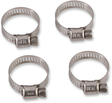 MOOSE OFFROAD Stainless Steel Hose Clamp Set 13-32 mm for Motorcycle Applications - Part 114-6412