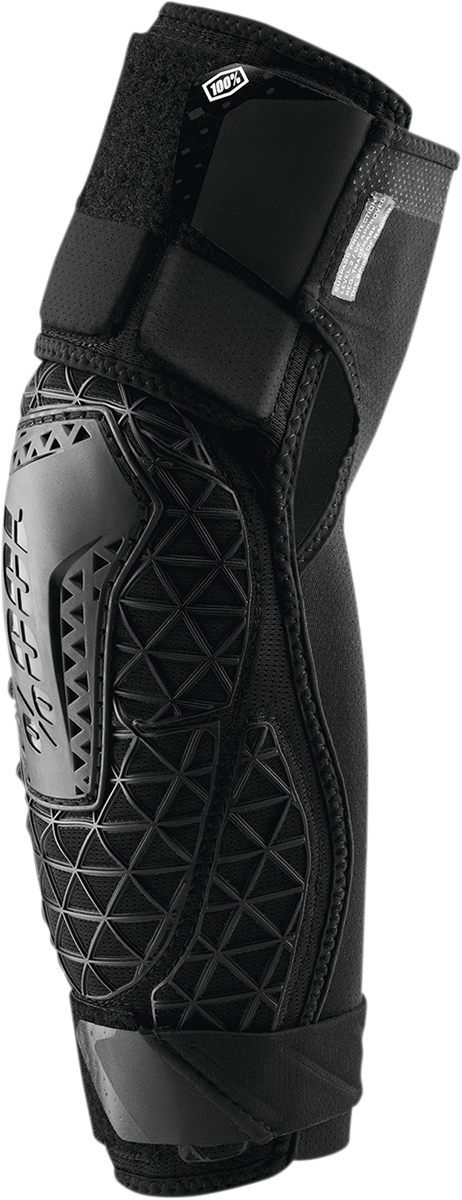 100% Surpass Elbow Guards Black XL (Part Number 70008-00004) - Impact-Resistant Protection for Mountain Biking and Cycling