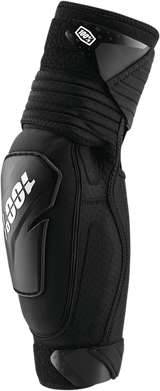 100% Fortis Elbow Guards Black L/XL - Durable Impact Protection with Perforated Neoprene Fit for Motocross and Off-Road Vehicles