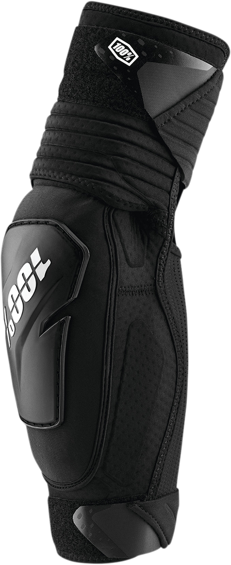 100% Fortis Elbow Guards Black S/M - Durable Impact Protection for BMX, Mountain Biking, and Motocross