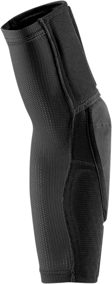 100% Teratec Plus Elbow Guards - Black, Small | Designed for BMX, Mountain, and Road Cycling