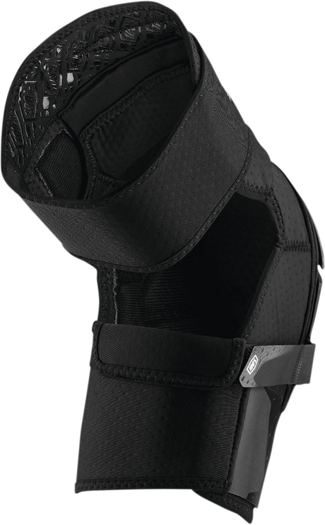 100% Fortis Knee Guards - Black, Size Small/Medium - Model 70007-00001 for Mountain Biking and Trail Riding