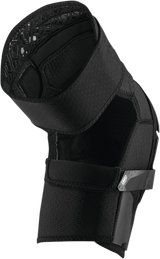 100% Fortis Knee Guards - Black, Large/X-Large Fit - Durable Protective Gear for Mountain Biking, BMX, and Off-Road Cycling