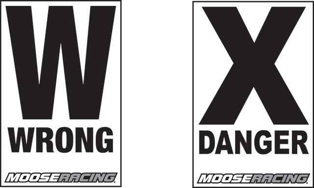 MOOSE OFFROAD Danger/Warn Course Arrow M9000-14PT for Off-Road Vehicles