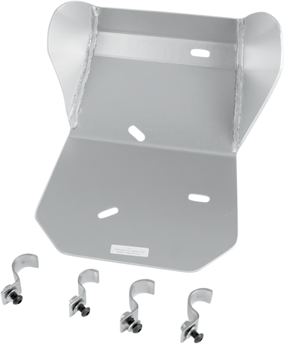 MOOSE OFFROAD Skid Plate - Silver - Honda - XR400R 411