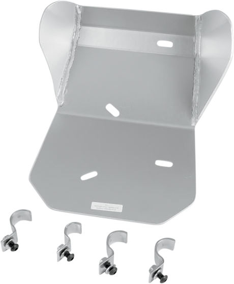 MOOSE OFFROAD Skid Plate - Silver - Honda - XR400R 411