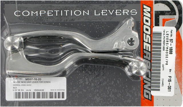 MOOSE OFFROAD Competition Lever Set - Black 1SGHA32