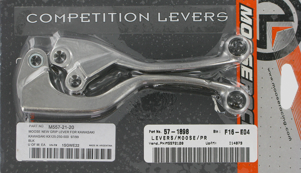 MOOSE OFFROAD Lever Set - Competition - Black 1SGWE22