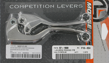 MOOSE OFFROAD Lever Set - Competition - Black 1SGWE22