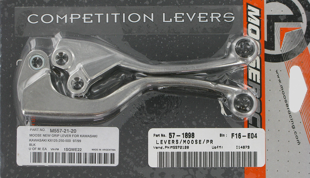 MOOSE OFFROAD Lever Set - Competition - Black 1SGWE22