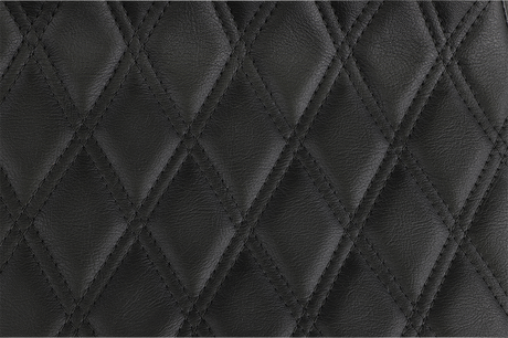 Drag Specialties Seats Extended Reach Predator III Seat for Harley FL '99-'07 with 6.5-Inch Driver Support, Black Stitching