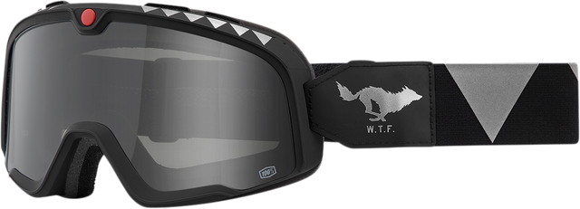 100% Barstow Goggle El Solitario with Smoke Lens - Model 50000-00003 for Off-Road and Motocross Vehicles