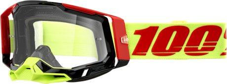 100% Racecraft 2 Goggle - Wiz Clear Lens - Compatible with ATV, UTV, Motorcycle, and Off-Road Vehicles Part #50009-00010