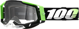 100% Racecraft 2 Goggle Kalkuta with Clear Lens - Model 50009-00006 for Off-Road and Motocross