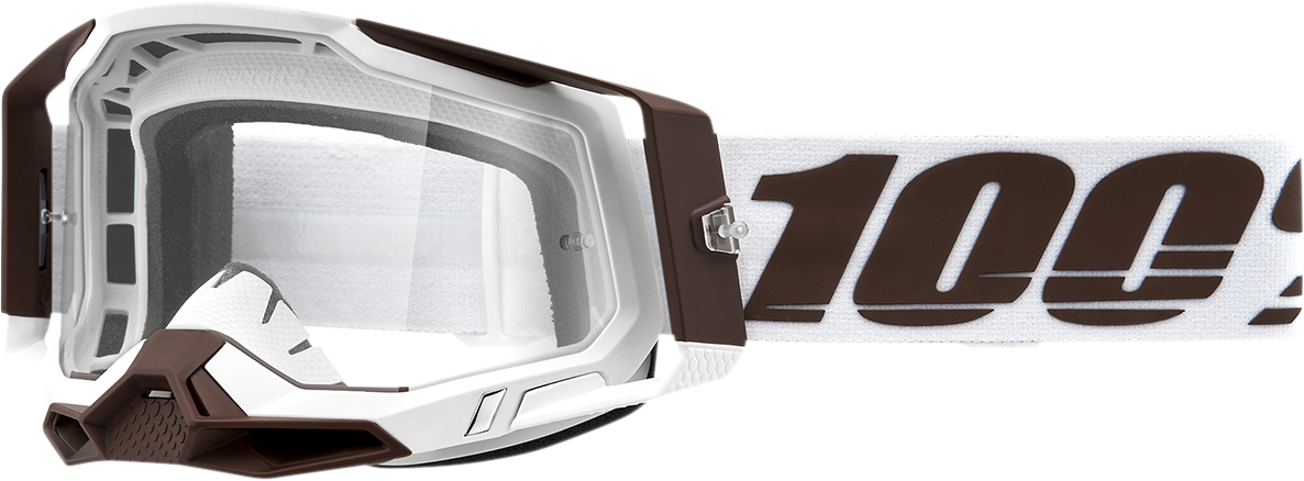 100% Racecraft 2 Snowbird Clear Lens Goggle - Part 50009-00007 for Off-Road and Motocross Vehicles