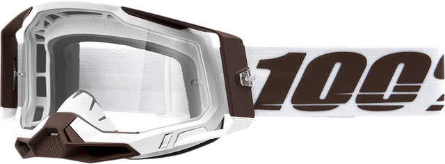 100% Racecraft 2 Snowbird Clear Lens Goggle - Part 50009-00007 for Off-Road and Motocross Vehicles