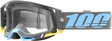 100% Racecraft 2 Goggle with Clear Lens - Trinidad Color for ATV, Motocross, and Off-Road Vehicles (Part No. 50009-00008)
