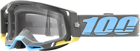 100% Racecraft 2 Goggle with Clear Lens - Trinidad Color for ATV, Motocross, and Off-Road Vehicles (Part No. 50009-00008)