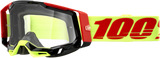 100% Racecraft 2 Goggle - Wiz Clear Lens - Compatible with ATV, UTV, Motorcycle, and Off-Road Vehicles Part #50009-00010