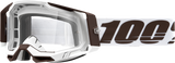 100% Racecraft 2 Snowbird Clear Lens Goggle - Part 50009-00007 for Off-Road and Motocross Vehicles