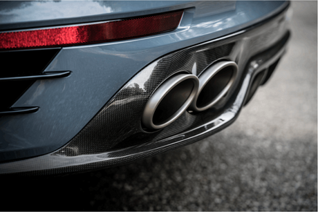 Akrapovic Rear Carbon Fiber Diffuser for 2016-2017 Porsche 911 Turbo & Turbo S (991.2) - High Gloss Finish