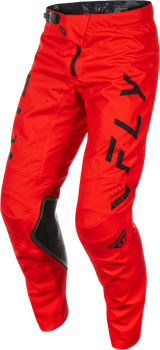 Fly Racing Kinetic Center Pants Red/Black Size 36 – Off-Road Motorcycle Riding Gear with Advanced Ventilation and Flexibility