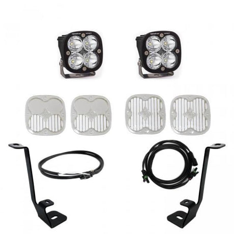 Baja Designs 447695UP Ford F-150 A Pillar Kit Squadron Sport Spotlights with Upfitter for 2021+ Models
