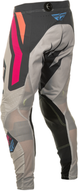 Fly Racing Lite Vice Pants for Motocross – Light Grey/Pink/Coral, Size 28 – Designed for Honda, Yamaha, Kawasaki, Suzuki, and KTM Bikes