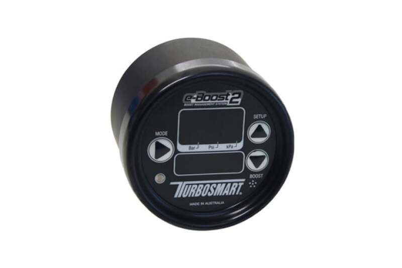 Turbosmart eBoost2 HP 60psi Boost Controller with 60mm Black Housing and 4-Port Solenoid