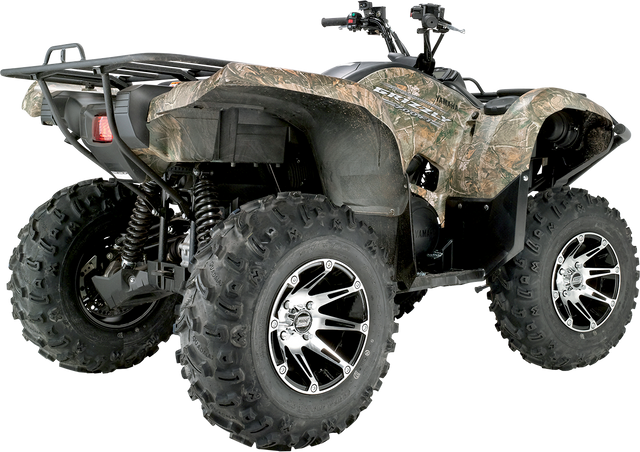 MOOSE OFFROAD Wheel - 387X - Front - Machined Black - 12x7 - 4/156 - 4+3 387MO127156BW4