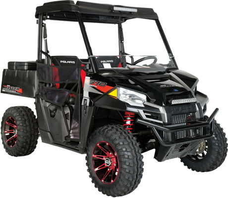 MOOSE OFFROAD Wheel - 387X - Front - Anodized Red/Black - 12x7 - 4/156 - 4+3 387MO127156BWR4