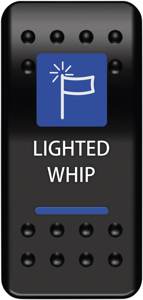 MOOSE OFFROAD Rocker Switch - Lighted Whip WHP-PWR