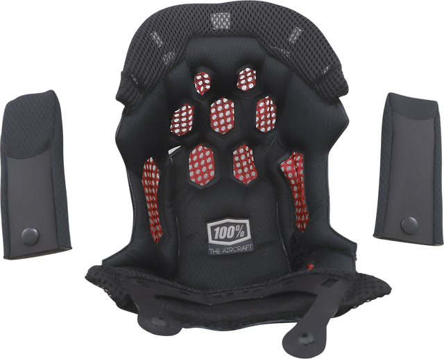 100% Aircraft Liner Large 89007-00005 – Washable Comfort Liner for Off-Road & Motocross Helmets