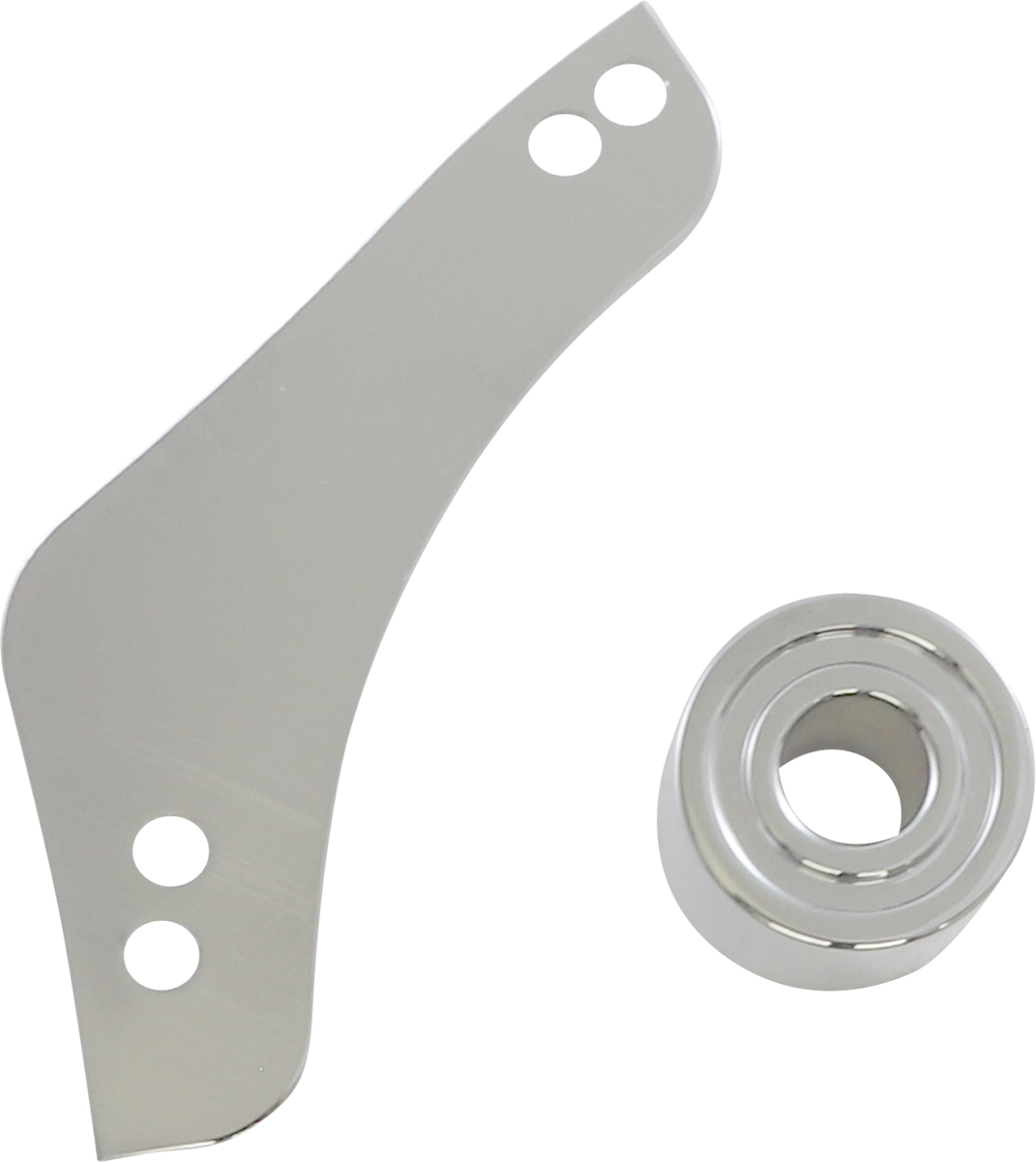 ARLEN NESS Replacement Breather Bolt Cover Plate - Inverted/Method/Clear Tear/Sidekick - Right - Chrome 600-055