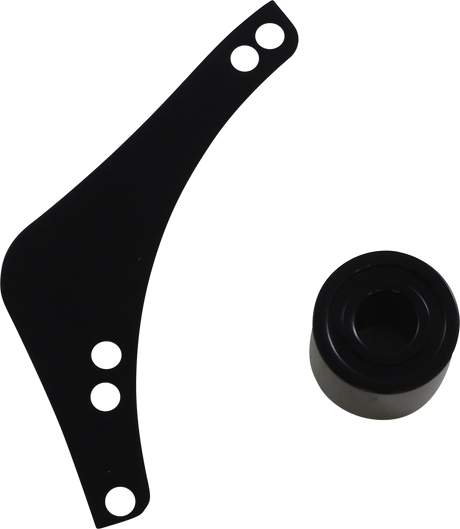 ARLEN NESS Replacement Breather Bolt Cover Plate - Inverted/Method/Clear Tear/Sidekick - Left - Black 600-052