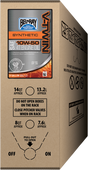 BEL-RAY V-Twin Synthetic Oil 10W-50 for Harley-Davidson Twin Cam & M8 Engines - 6 Gallon Bag-In-Box