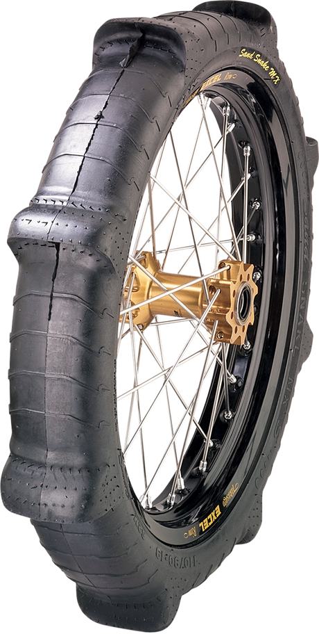 AMS Sand Snake MX Rear Tire - 90/100-16 for ATV and Dirt Bike with Enhanced Traction