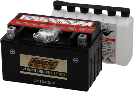 Moose Offroad AGM Battery YTX7A-BS for ATV, UTV, and Off-Road Vehicles