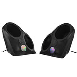 DS18 SLG-F82 Front Fender Dual 8-inch Speaker Enclosure with LED for Polaris Slingshot 2015+