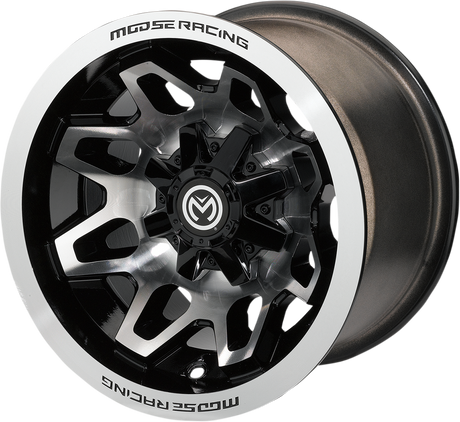 MOOSE OFFROAD Wheel - 416X - Front/Rear - Machined Black - 15x7 - 4/136 - 5+2 416MO157136GBMF
