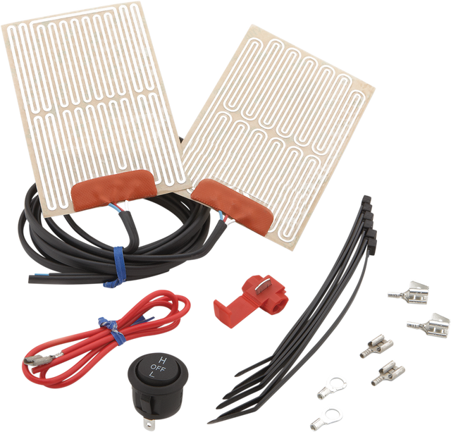 MOOSE OFFROAD Hand Warmer Kit 210007 for ATV with Thumb Throttle - 40 Watts